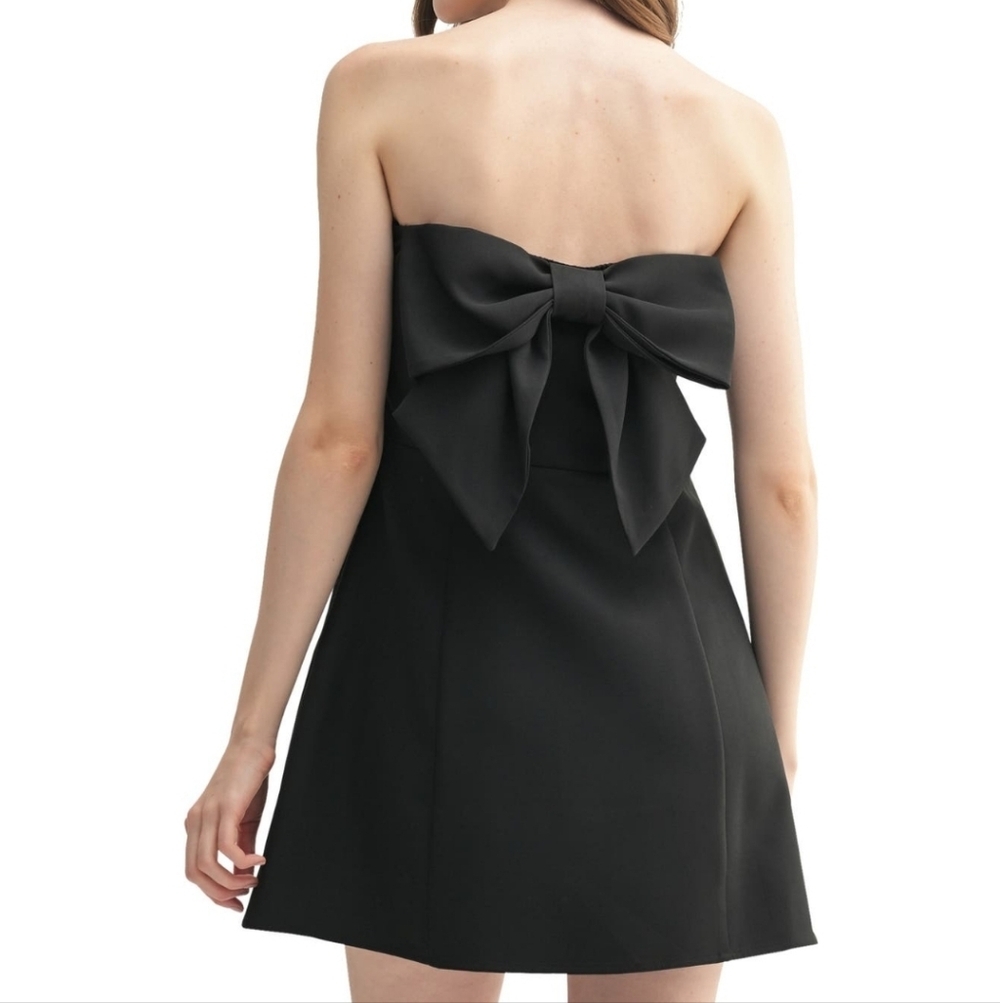 ALL IN FAVOR NWT STRAPLESS BOW-ON-BACK MINI DRESS XL